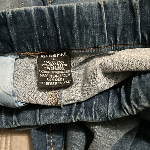 Ring of Fire Boys Denim Joggers. NWT Size S and L - Picture 5 of 6